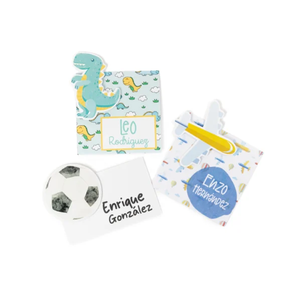 tarjetas 3d niño, tarjetas regalo relieve, tarjetas infantiles dinosaurios, etiquetas tematicas futbol, tarjeta avion 3d, tarjeta balon, kit tarjetas originales, papeleria cumpleaños